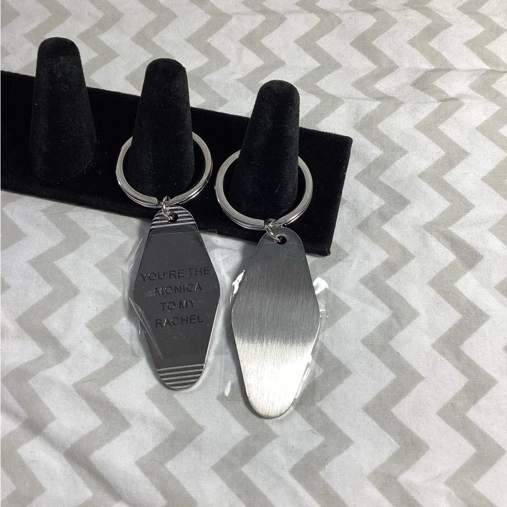 Friends Keychain (Rachel and Monica)